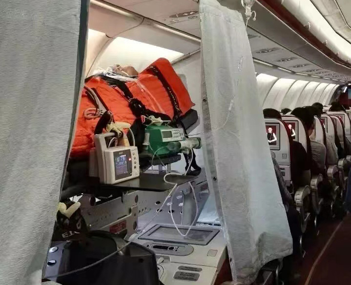 化州市跨国医疗包机、航空担架